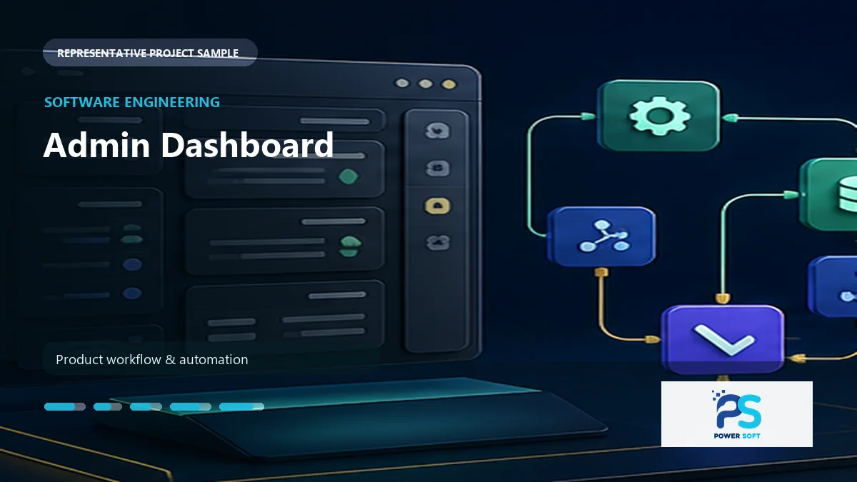Admin Dashboard work sample by Power Soft