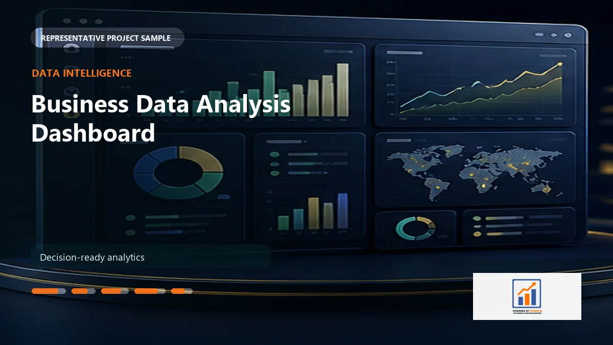 Business Data Analysis Dashboard work sample by Powered By Power BI
