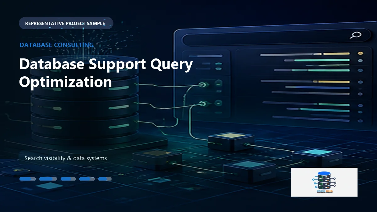 Database Support Query Optimization work sample by Database School