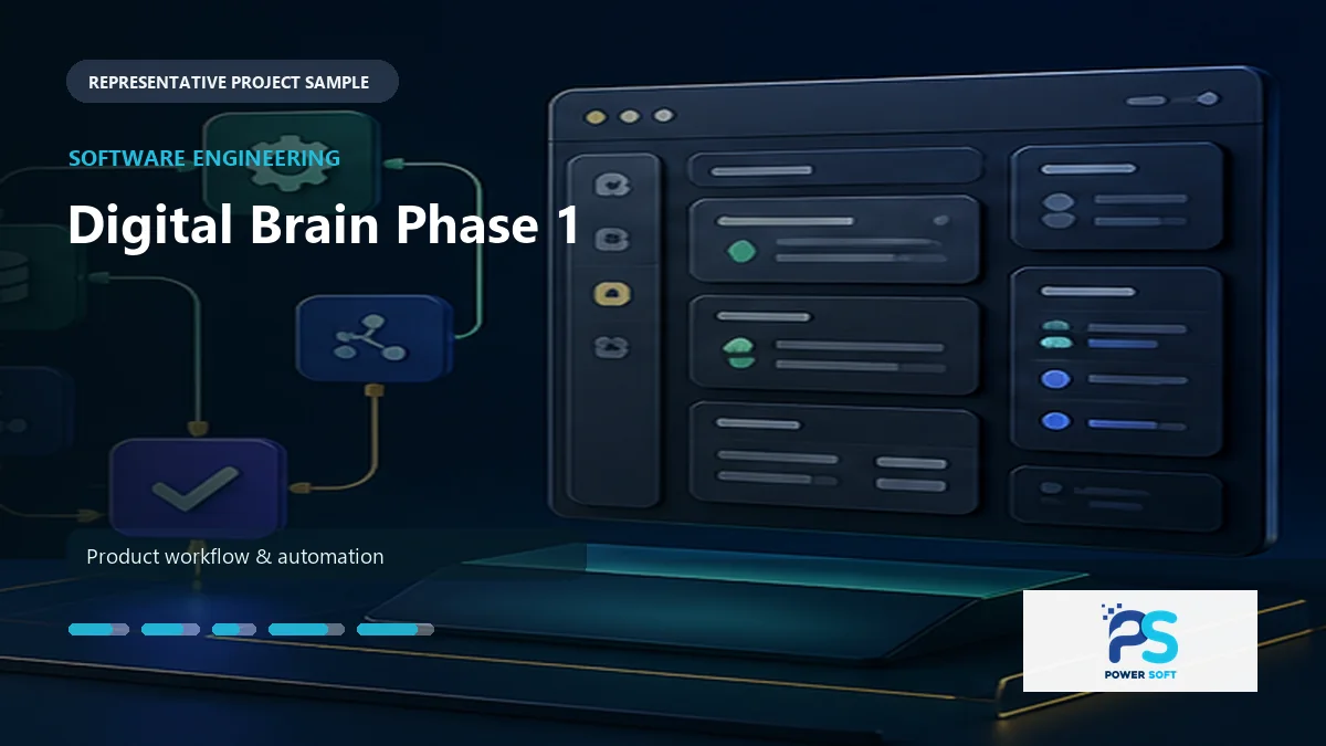 Digital Brain Phase 1 work sample by Power Soft