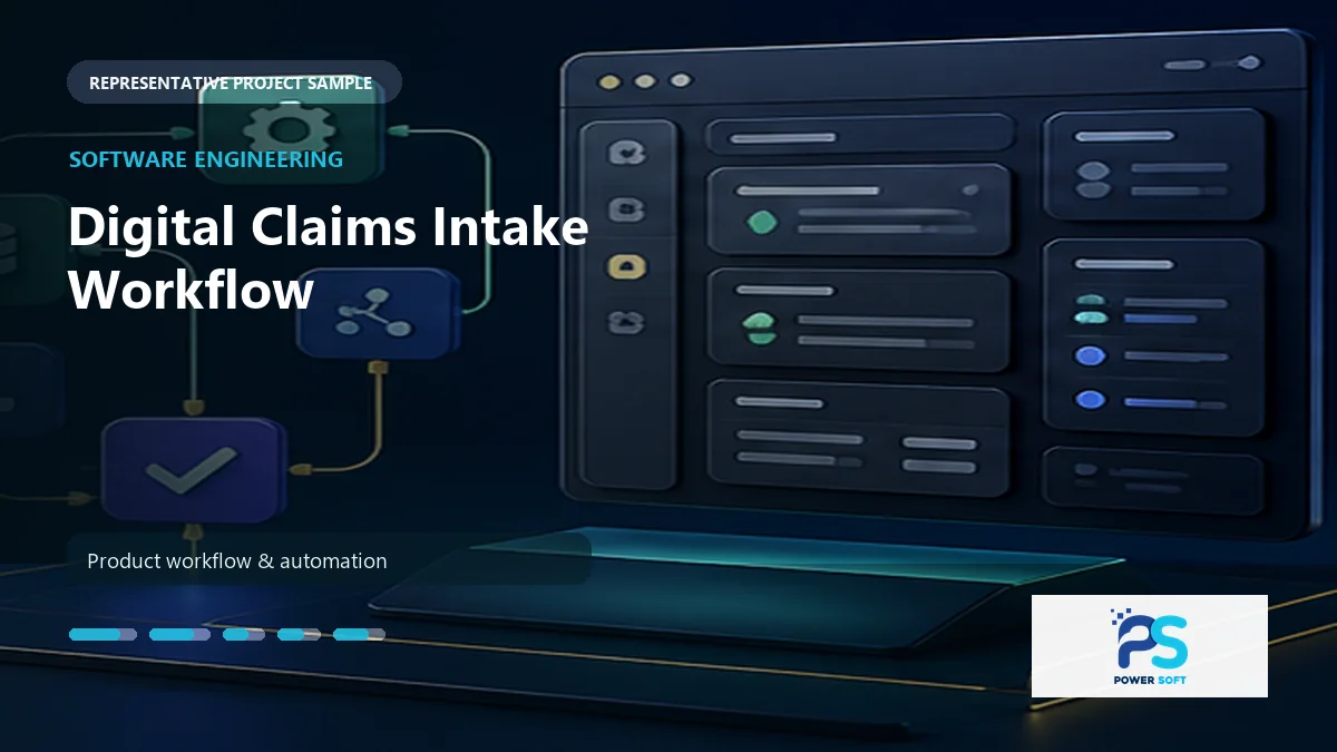 Digital Claims Intake Workflow work sample by Power Soft
