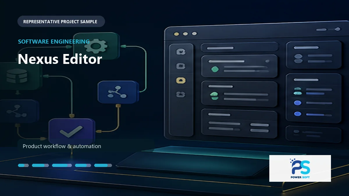 Nexus Editor work sample by Power Soft