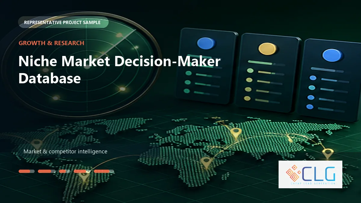 Niche Market Decision-Maker Database work sample by Cheap Lead Generation
