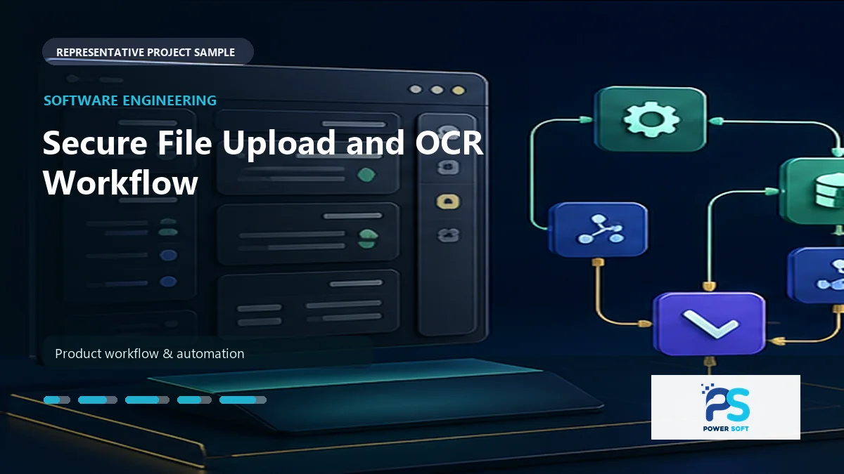 Secure File Upload and OCR Workflow work sample by Power Soft