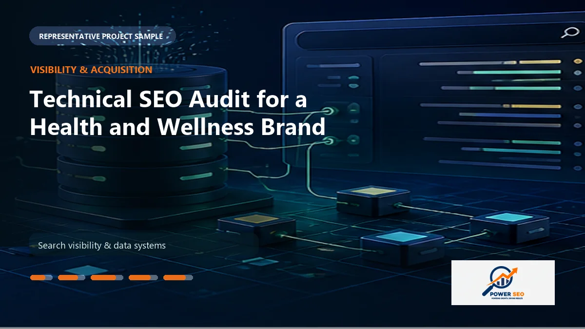 Technical SEO Audit for a Health and Wellness Brand work sample by Power SEO Agency