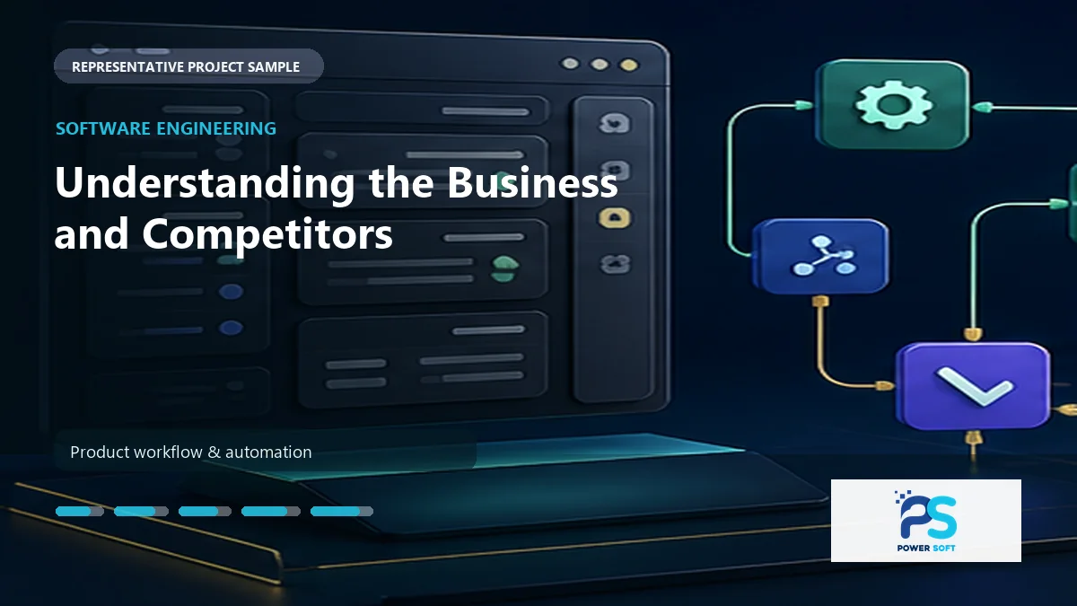 Understanding the Business and Competitors work sample by Power Soft