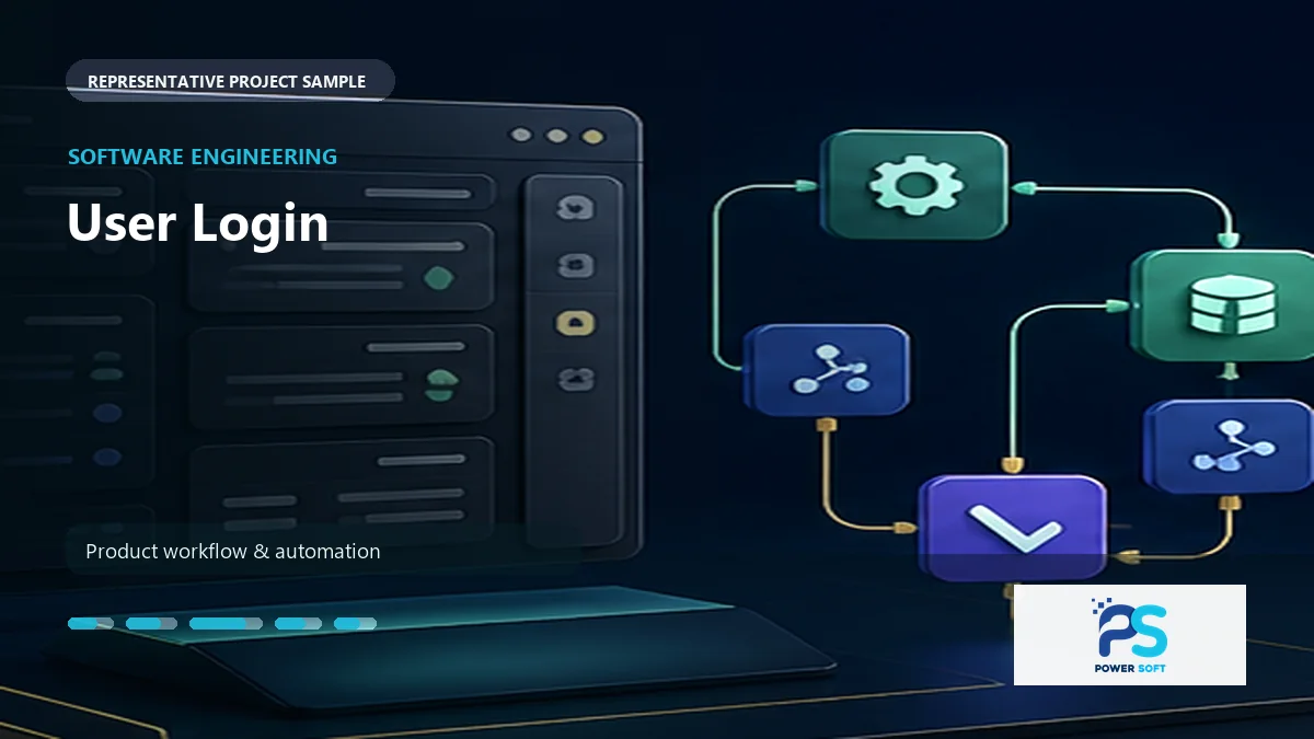 User Login work sample by Power Soft