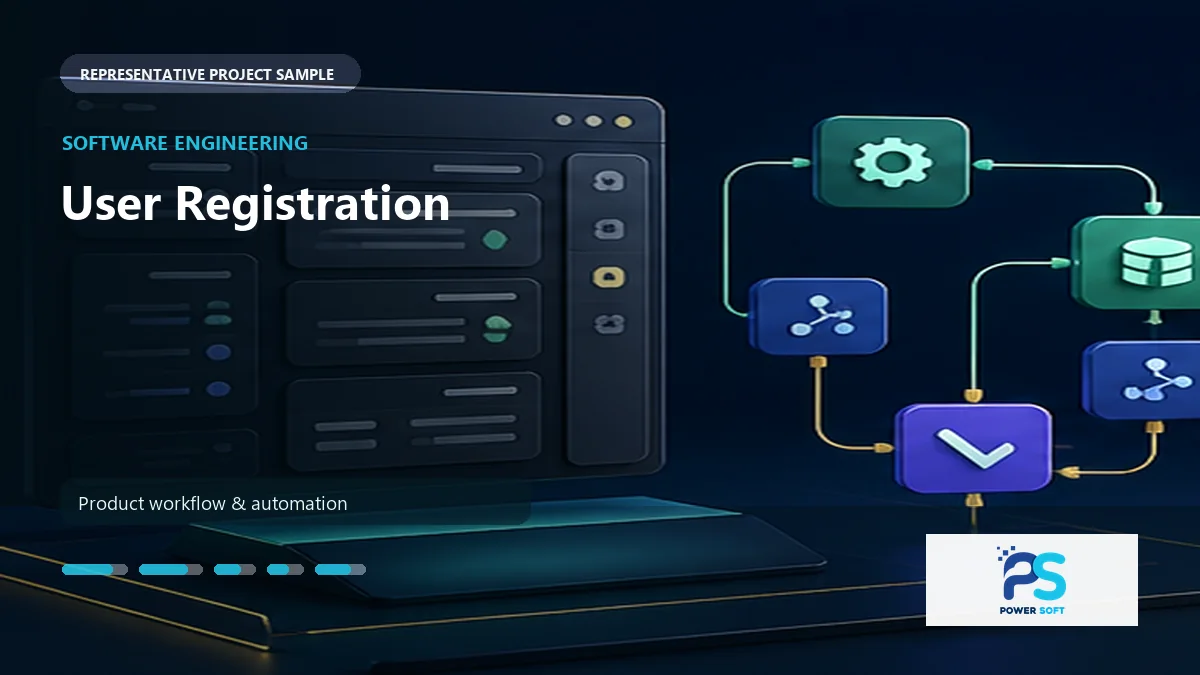 User Registration work sample by Power Soft