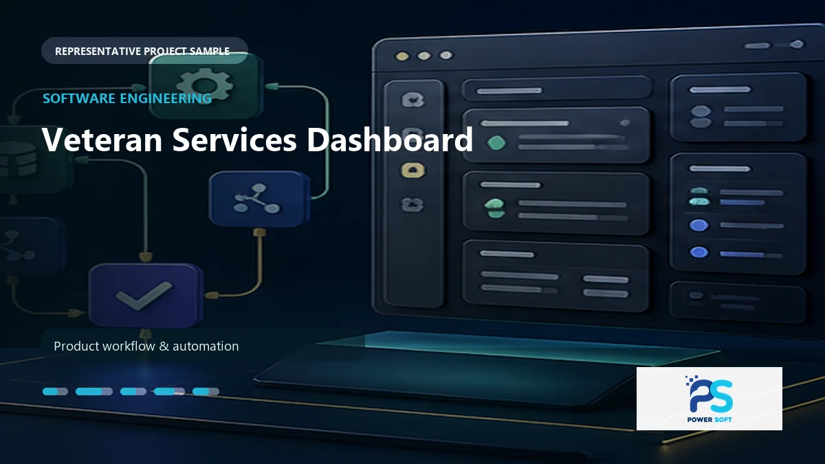 Veteran Services Dashboard work sample by Power Soft